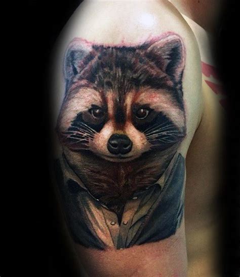 tattoo waschbär